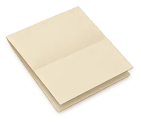Folded page of code
